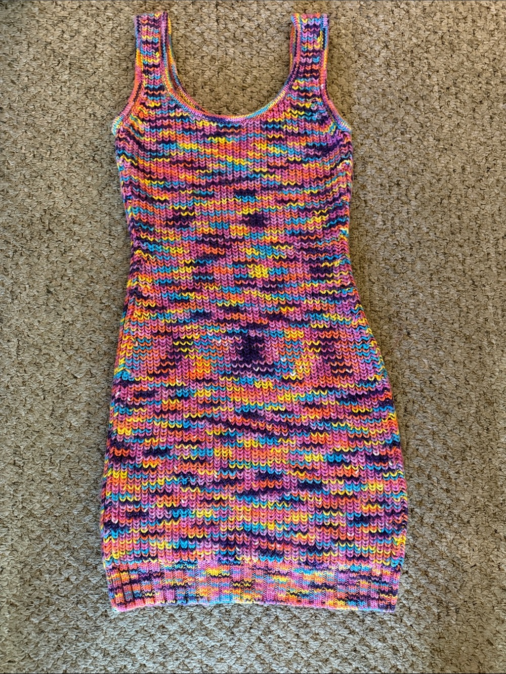 Staud Multicolor Knit Dress